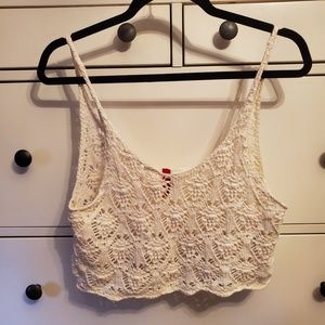 Knit crop top
